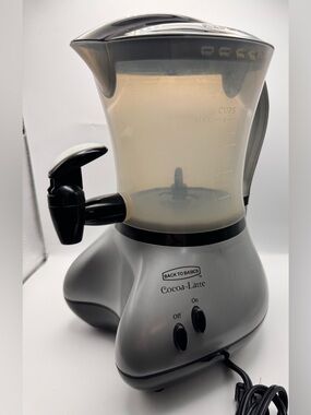 Back to Basics Cocoa-Latte Hot Chocolate Maker - Gray and Black